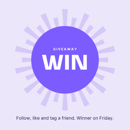 Giveaway post: post template