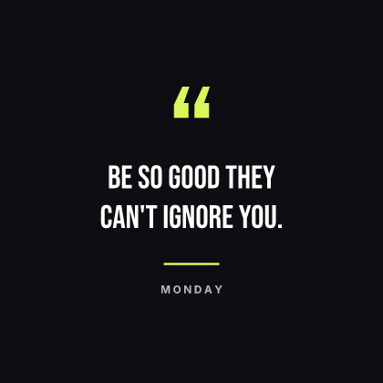 Dark quote post: post template