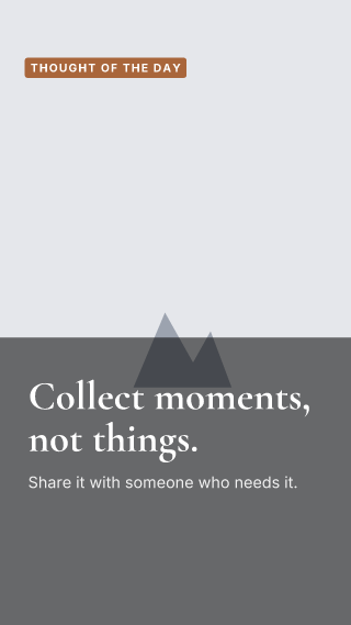 Quote on a photo: story template