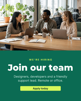 We are hiring: post template