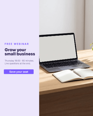Free webinar: post template