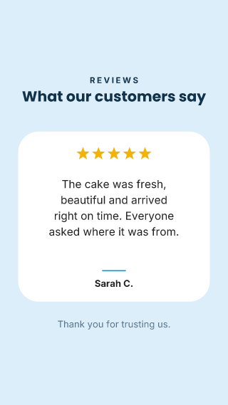 Customer review: story template