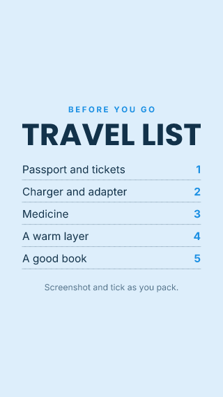 Checklist: story template