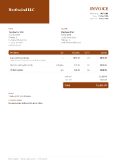 Workshop: invoice template