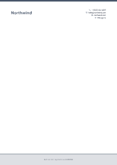 Top line: letterhead template