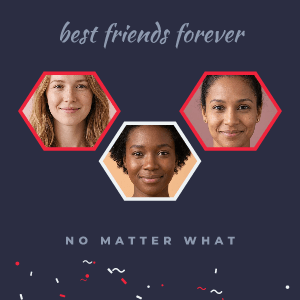 Best friends forever: photo template