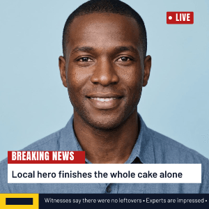 Breaking news: photo template