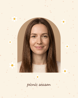 Cottagecore: photo template