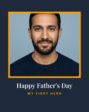 For Dad: photo template