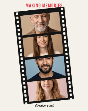 Film strip: photo template