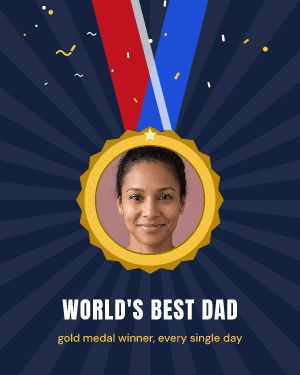 World's best: photo template