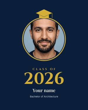 Graduate: photo template