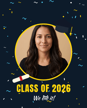 Class of 2026: photo template