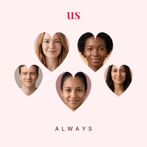 Heart collage: photo template