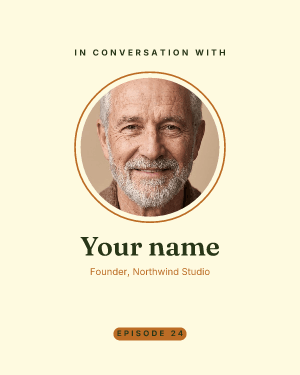 In conversation: photo template