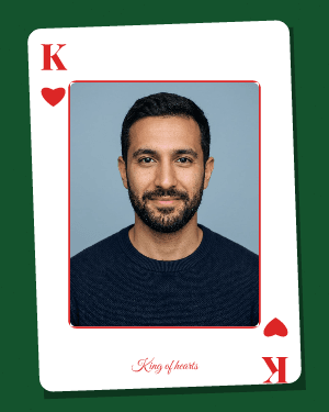 King of hearts: photo template