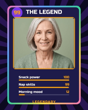 Legendary card: photo template