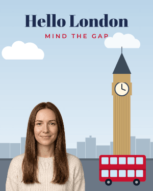 Hello London: photo template