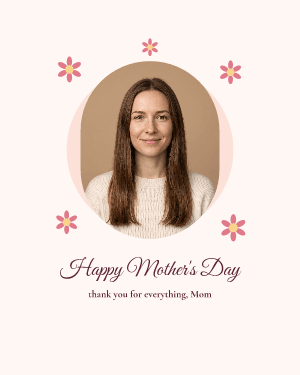 For Mom: photo template