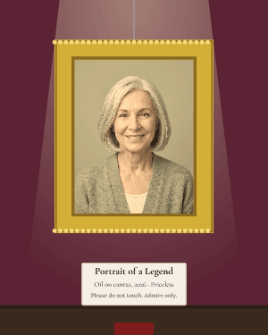 Museum masterpiece: photo template