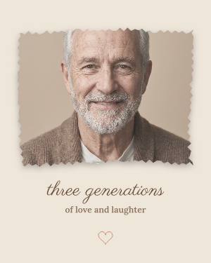 With love: photo template