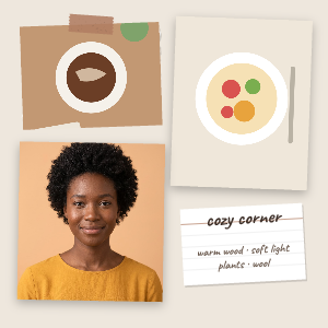 Home ideas: photo template