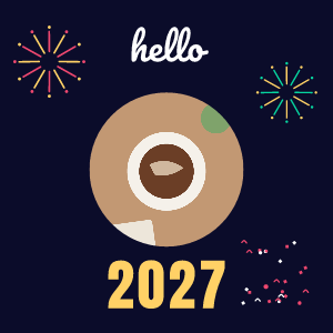 New year: photo template