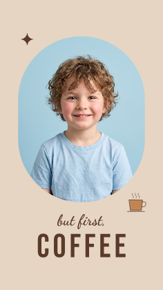 Coffee break: photo template