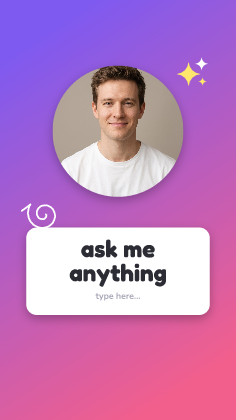 Ask me anything: photo template