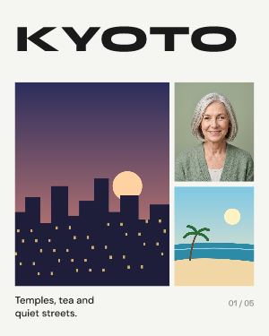 City guide: photo template