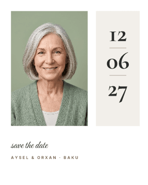 Save the date, minimal: photo template