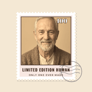 Postage stamp: photo template