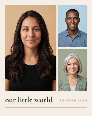 Our little trio: photo template