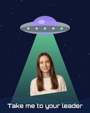 Beam me up: photo template