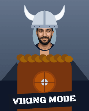 Viking mode: photo template